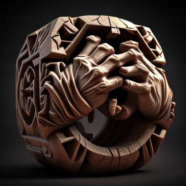 3D model Ring of Pain game (STL)